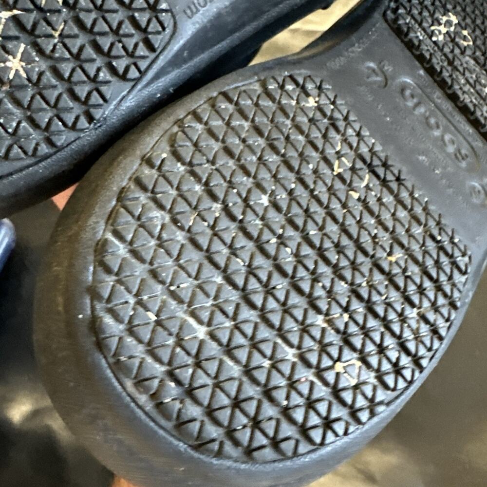 CROCS UNISEX ADULT M7 W9 Specialist II Bistro Clog Black Slip Resistant 935 - Picture 11 of 13